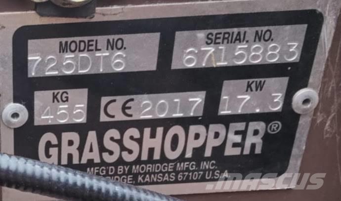 Grasshopper 725 DT 6 0 - pöörderaadiuse niidukid