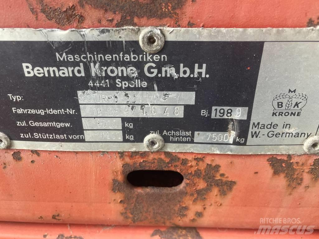 Krone Turbo 3500 Laadurhaagised