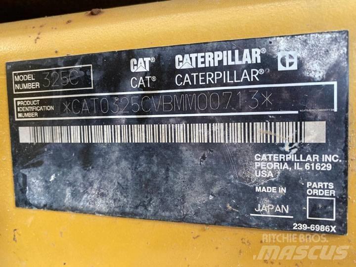 CAT 325CL Roomikekskavaatorid