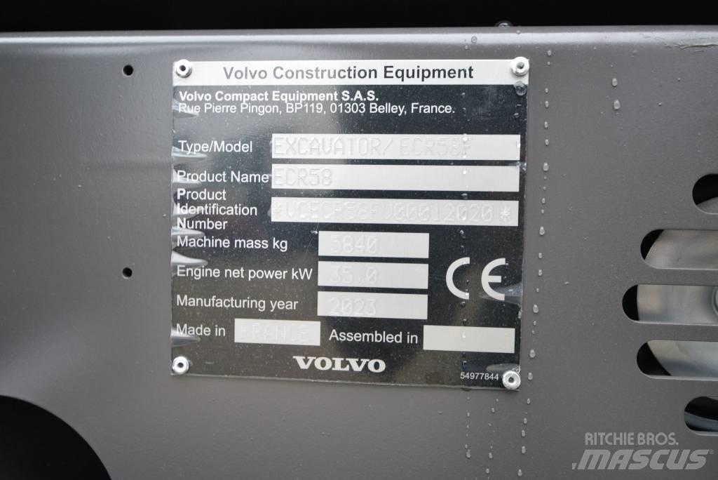 Volvo ECR 58 F Miniekskavaatorid < 7 t