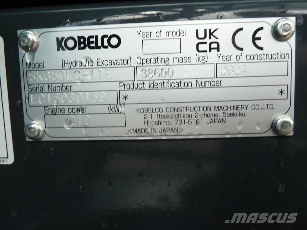 Kobelco SK350LC-11E Roomikekskavaatorid