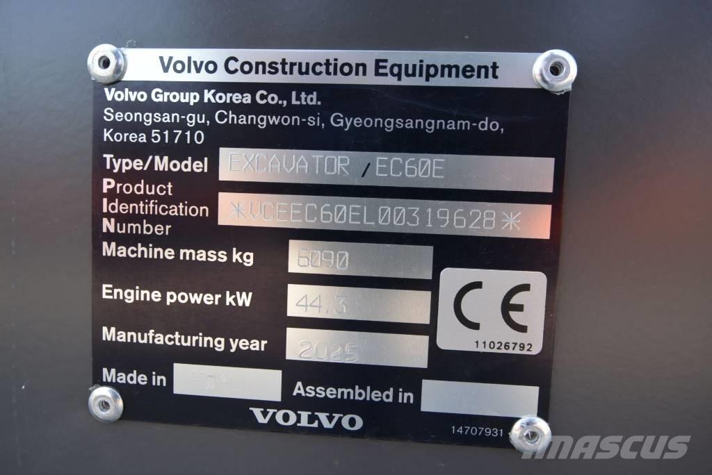 Volvo EC 60 E Miniekskavaatorid < 7 t