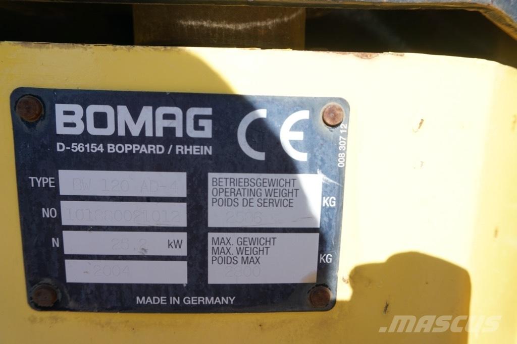 Bomag BW 120 AD-4 Tandemrullid