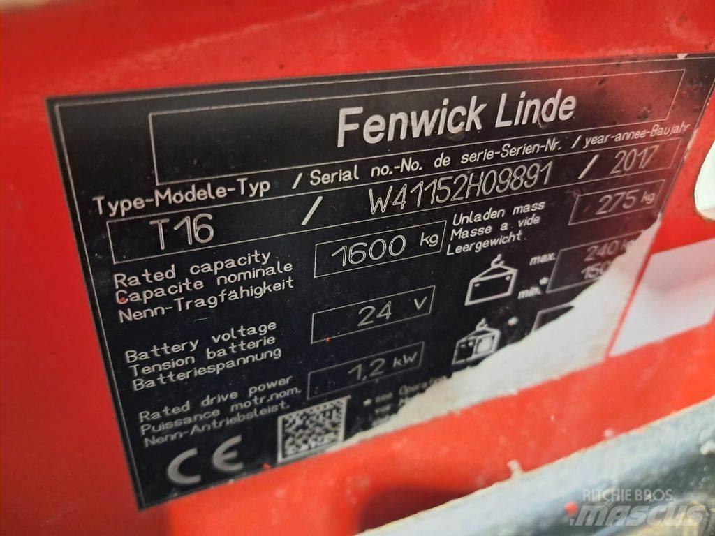 Linde T16 Elektriline alusesiirdaja