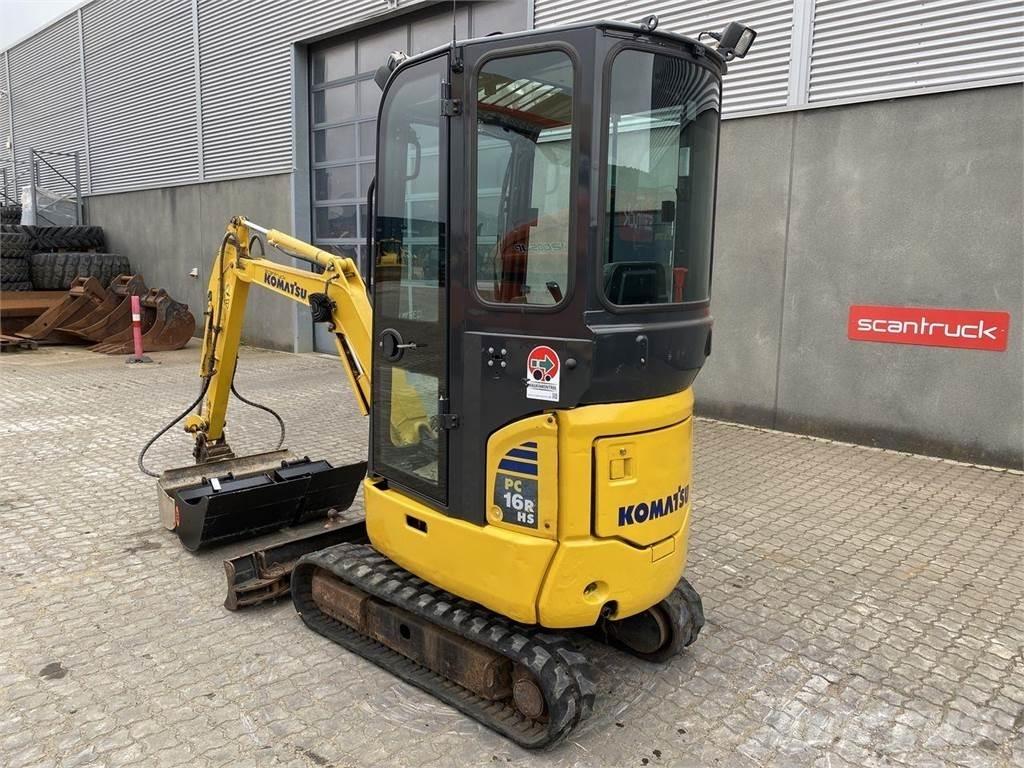 Komatsu PC16R-3HS Ratasekskavaatorid