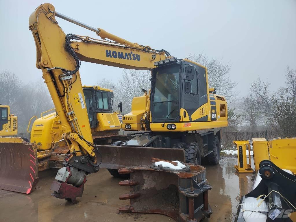 Komatsu PW180-11 Ratasekskavaatorid