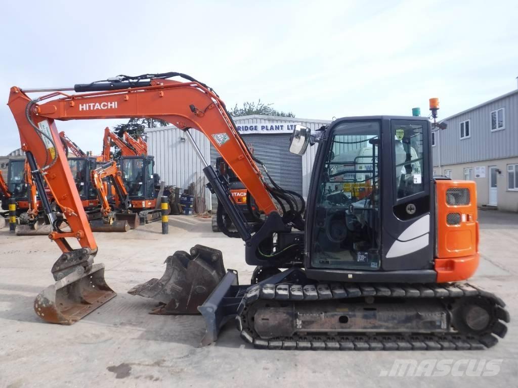 Hitachi ZX 85 US B-6 Väikeekskavaatorid 7t-12t