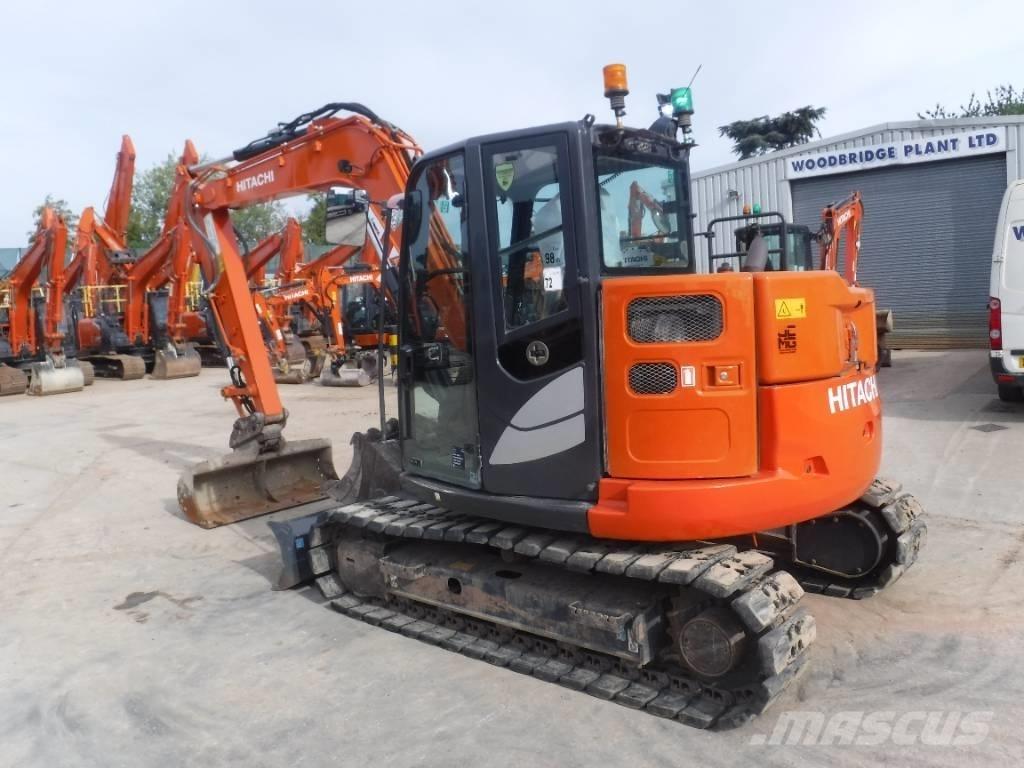 Hitachi ZX 85 US B-6 Väikeekskavaatorid 7t-12t