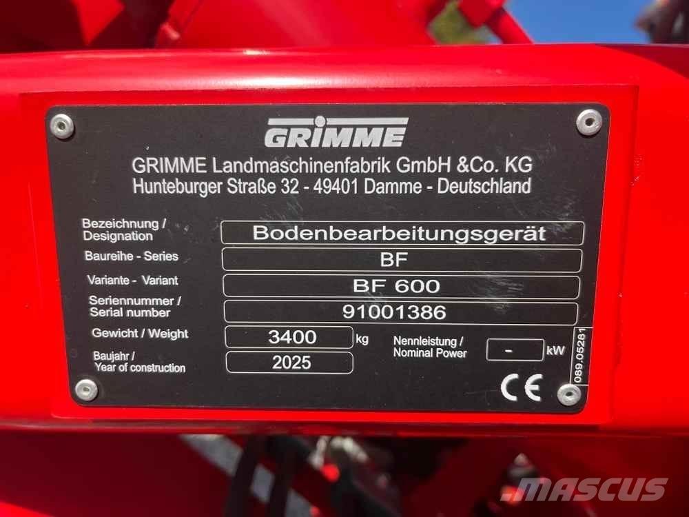 Grimme BF Kartulitehnika - Muud