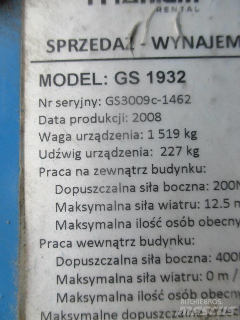 Genie GS 1932 Käärtõstukid