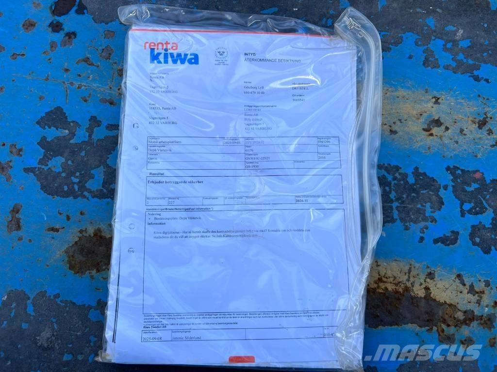 Genie GS 1930 Käärtõstukid