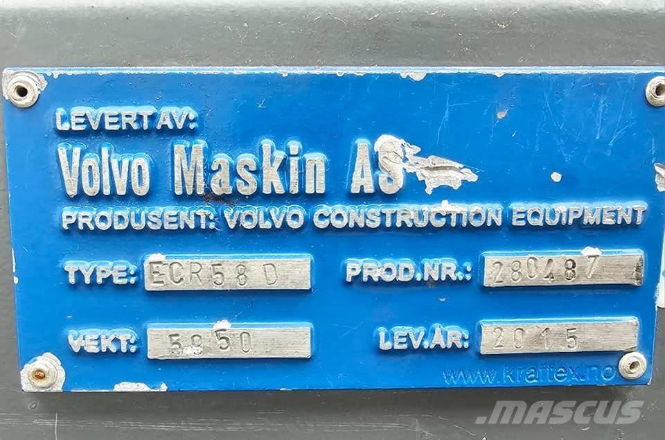 Volvo ECR 58 D Miniekskavaatorid < 7 t