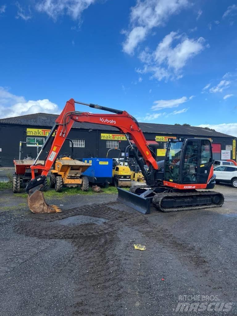 Kubota KX 080-4a Väikeekskavaatorid 7t-12t