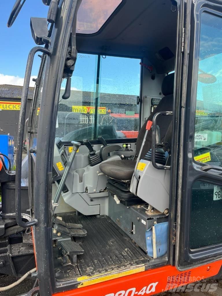 Kubota KX 080-4a Väikeekskavaatorid 7t-12t