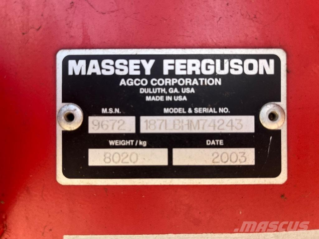 Massey Ferguson 187 Heinapressid