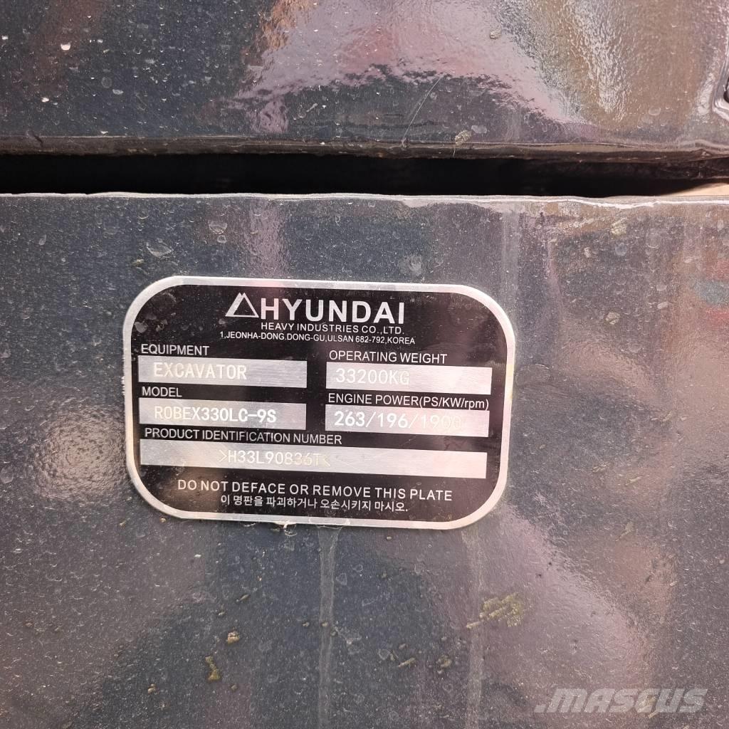 Hyundai 330LC-9T Roomikekskavaatorid