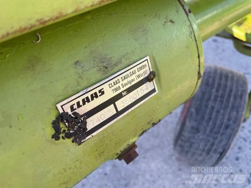 CLAAS 740 S Vaalutid ja kaarutid