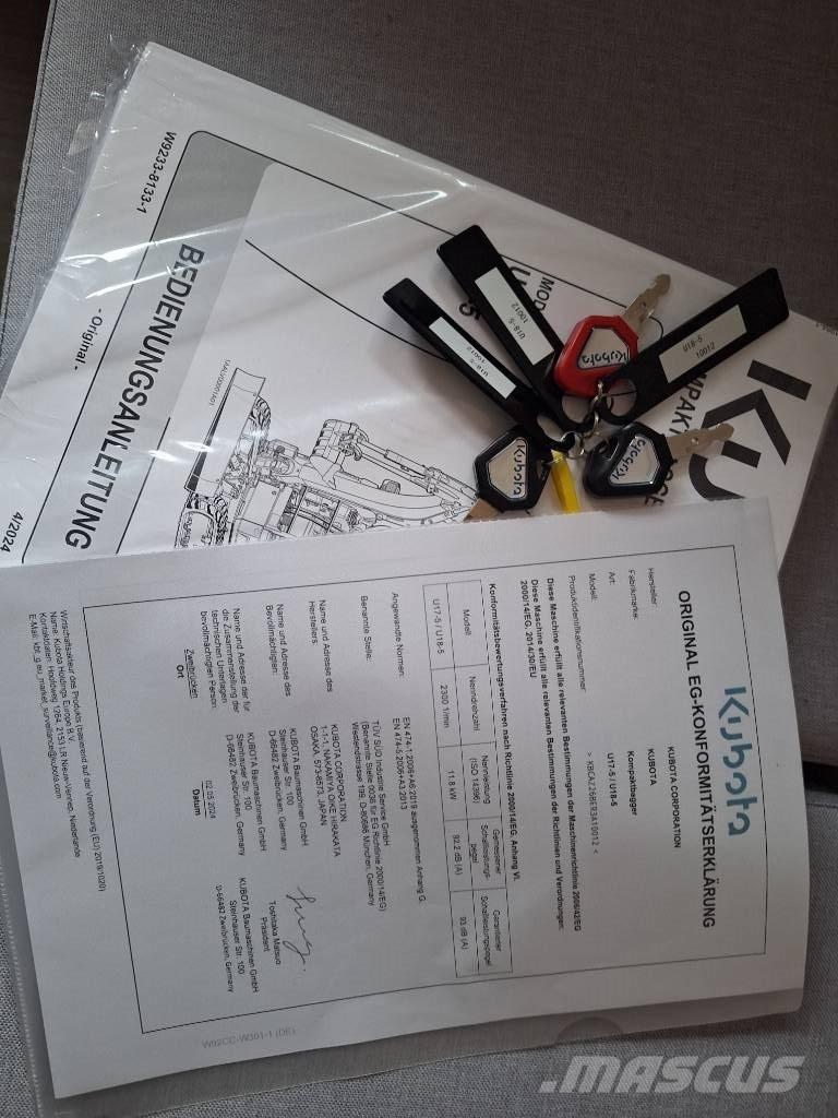 Kubota U 18-5 Miniekskavaatorid < 7 t