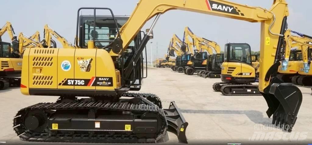 Sany SY 75 C Väikeekskavaatorid 7t-12t