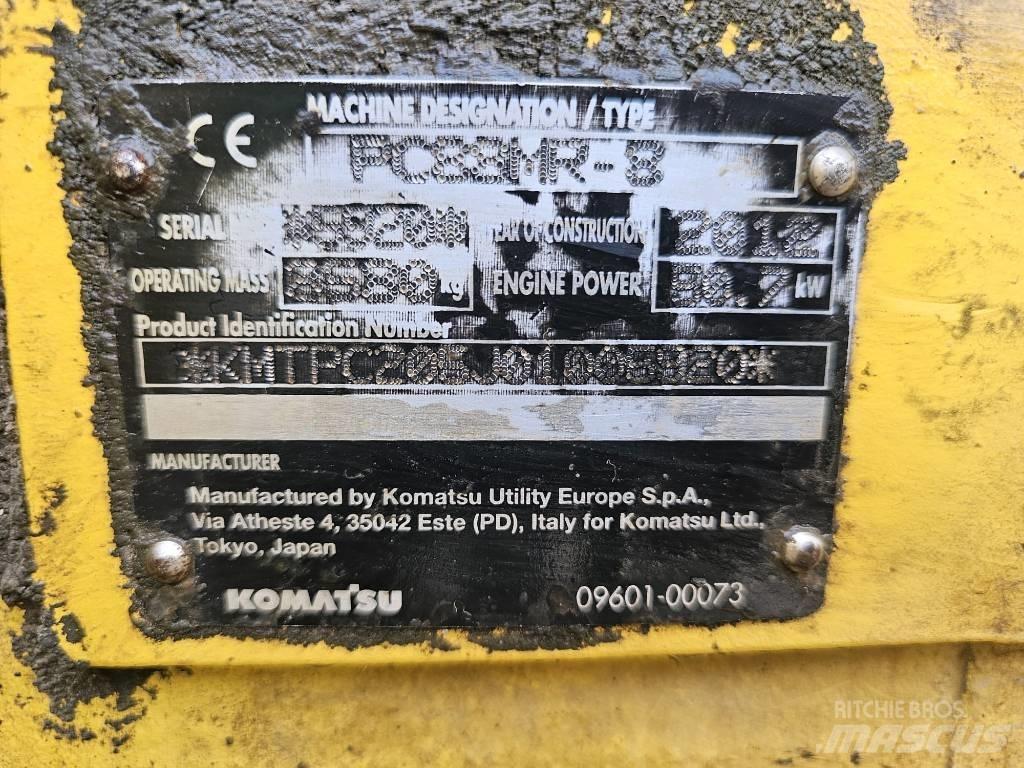 Komatsu PC 88 MR-8 Väikeekskavaatorid 7t-12t