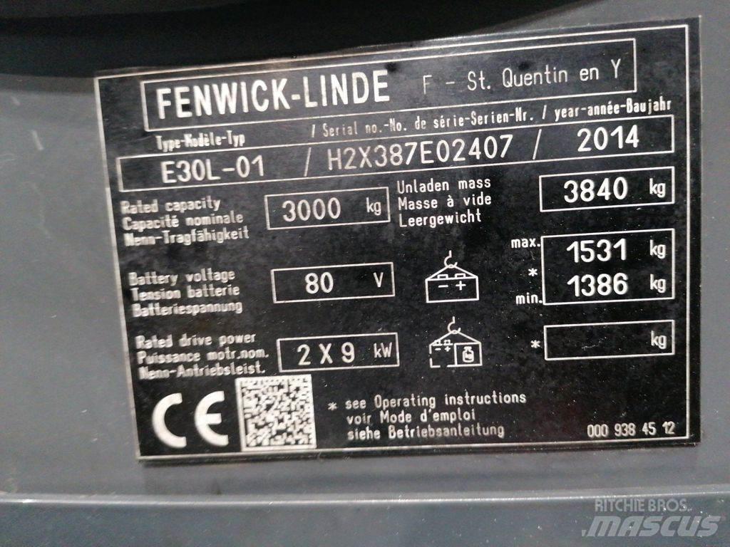 Linde E30L-01 Elektritõstukid