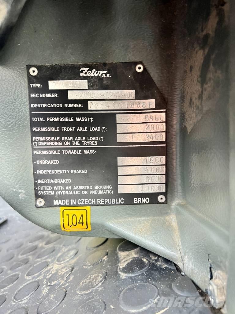Zetor 7441 PROXIMA Traktorid
