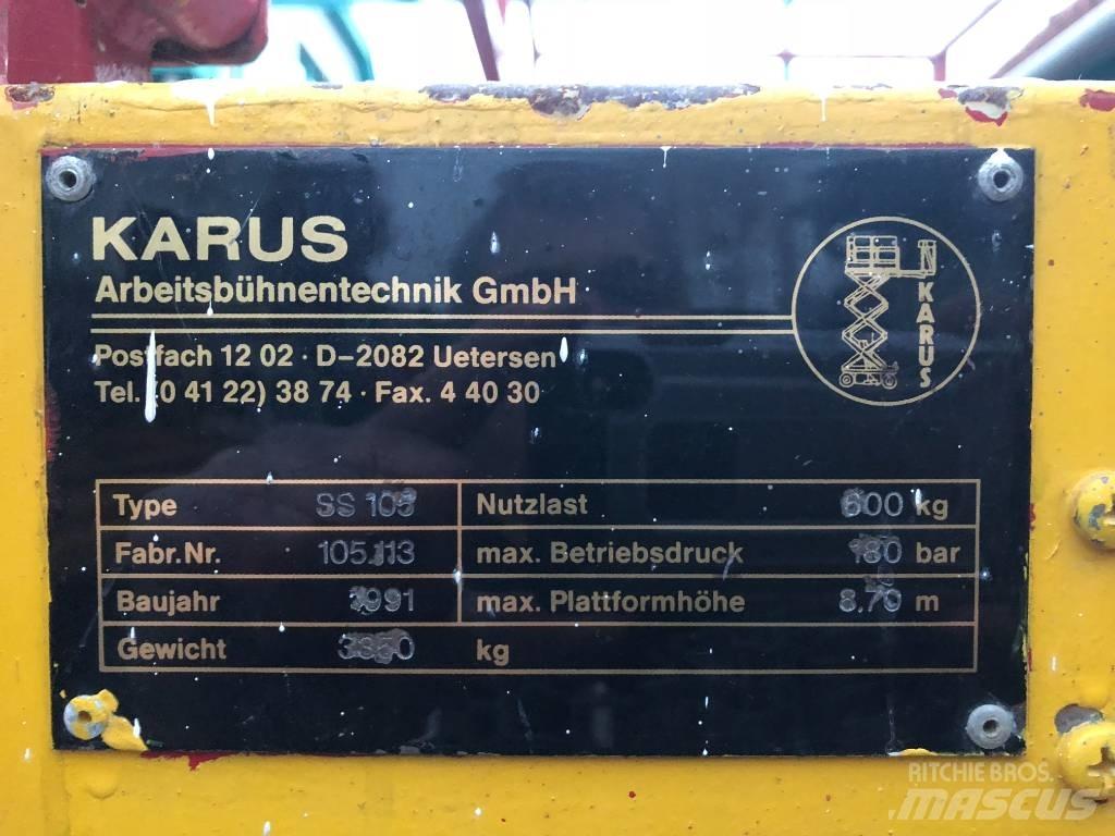 Karus SS105  V-3404 Vertikaalsed mast tõstukid