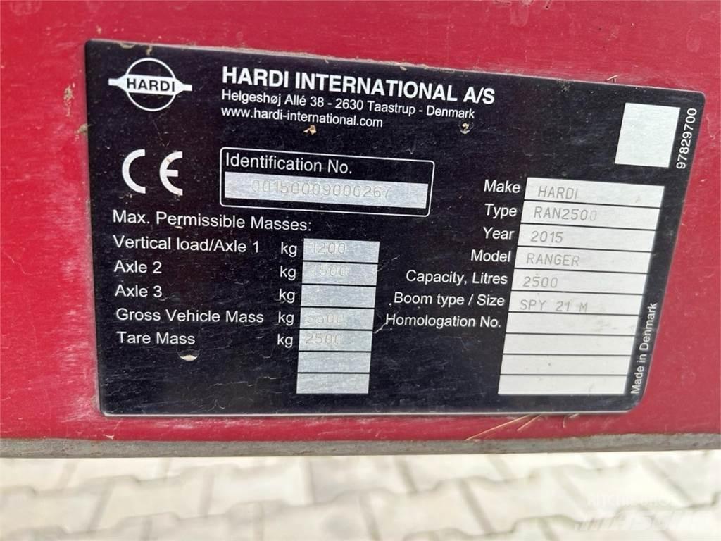 Hardi Ranger 2500 Haagispritsid