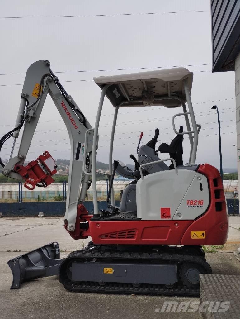 Takeuchi TB 216 Miniekskavaatorid < 7 t