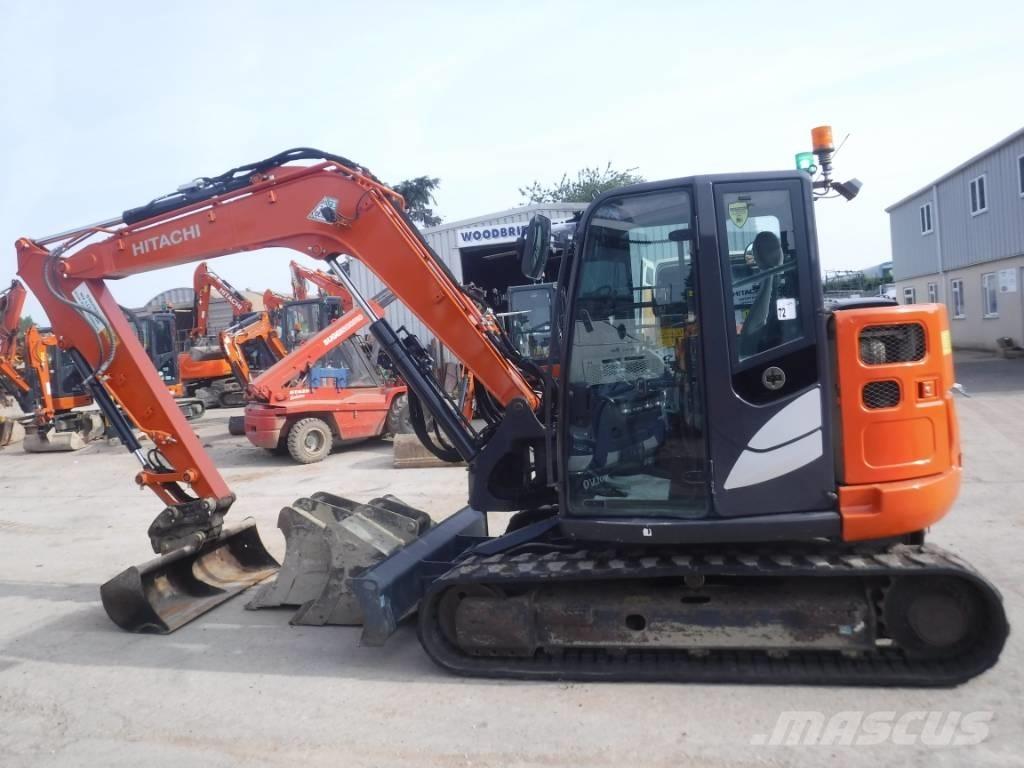Hitachi ZX 85 US B-6 Väikeekskavaatorid 7t-12t
