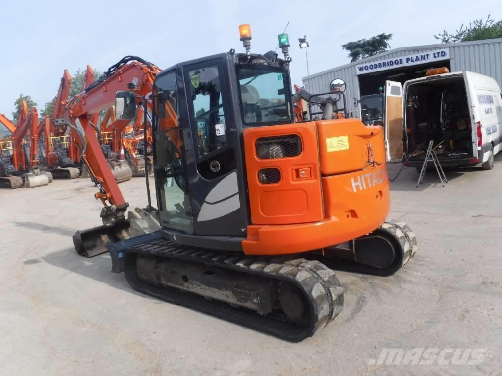 Hitachi ZX 85 US B-6 Väikeekskavaatorid 7t-12t