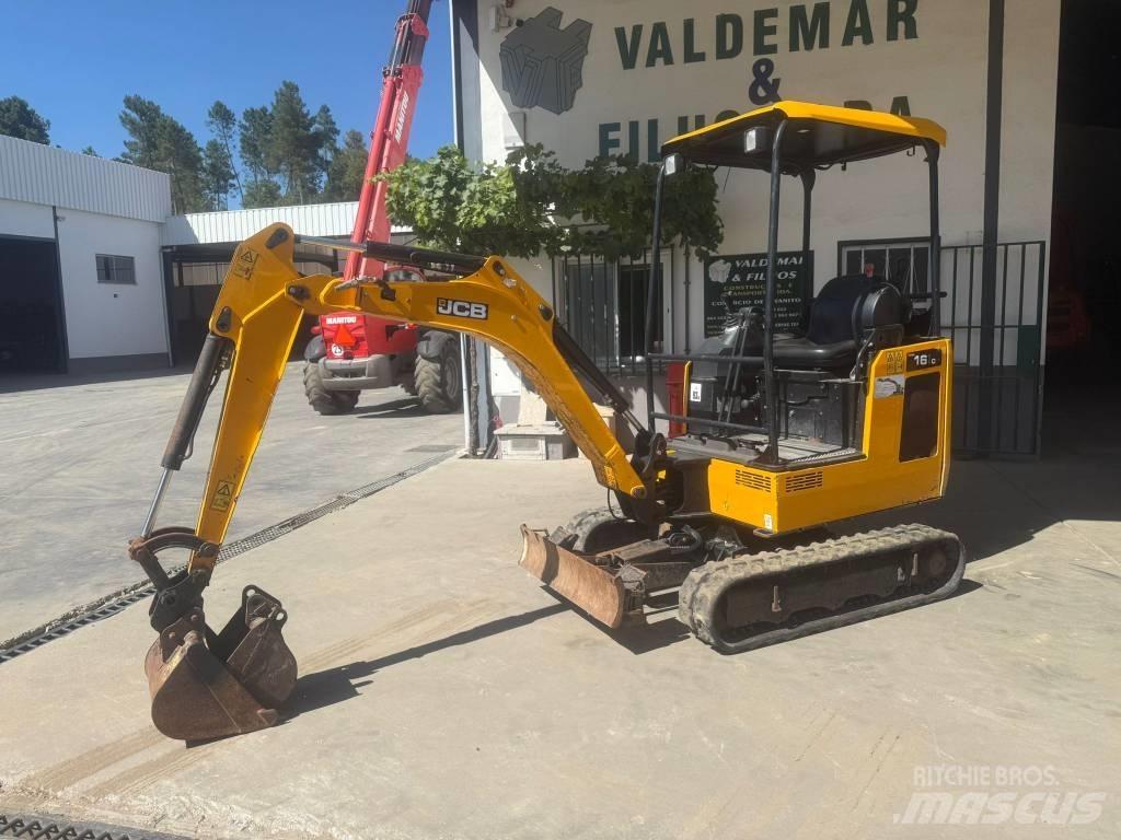 JCB 16 C-1, 1700Kg Miniekskavaatorid < 7 t