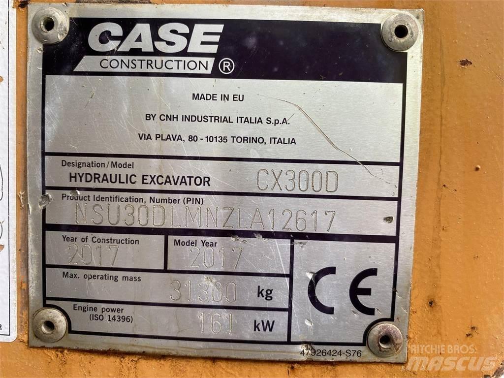 CASE CX300D Roomikekskavaatorid