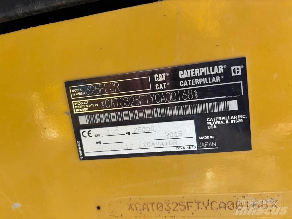 CAT 325 FL CR Roomikekskavaatorid