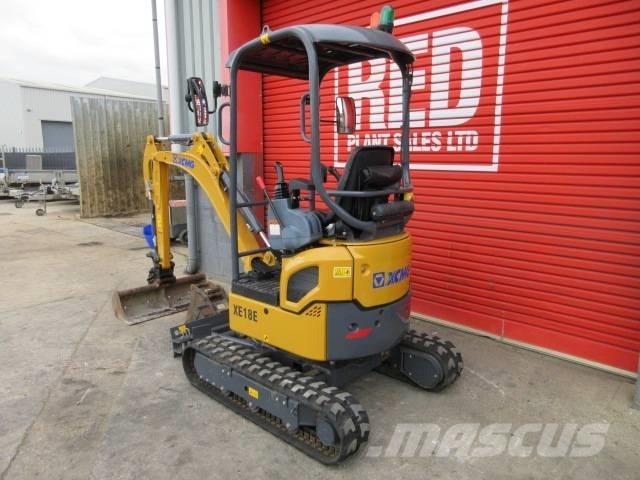 XCMG XE 18 E Miniekskavaatorid < 7 t