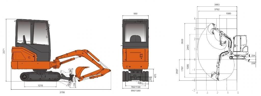 Lonking CDM6020 6020 Roomikekskavaatorid