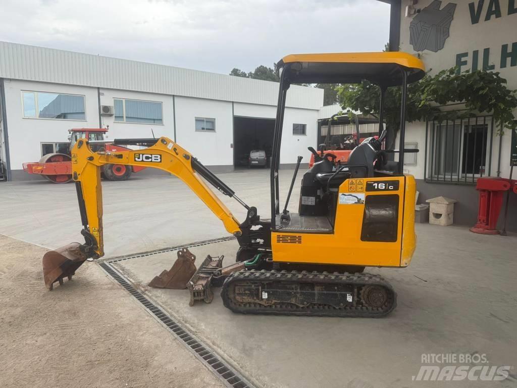 JCB 16 C-1, 821h Miniekskavaatorid < 7 t