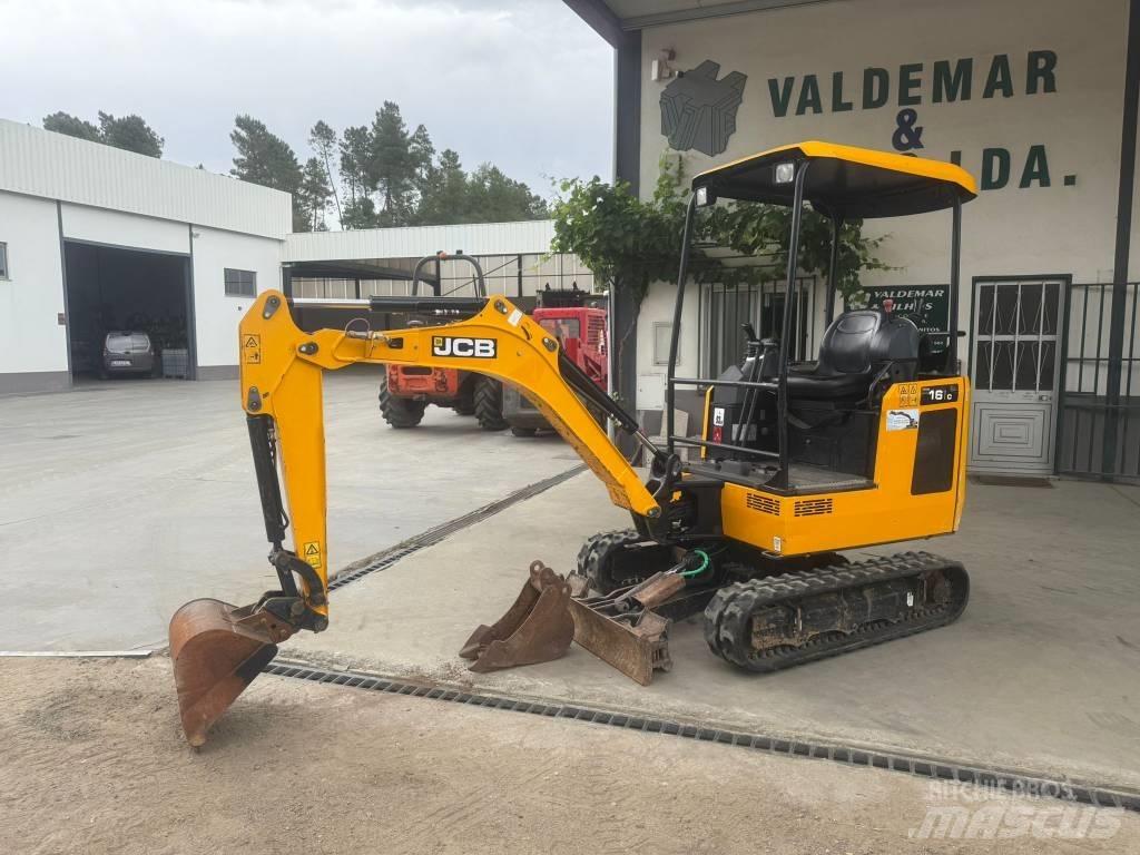 JCB 16 C-1, 821h Miniekskavaatorid < 7 t