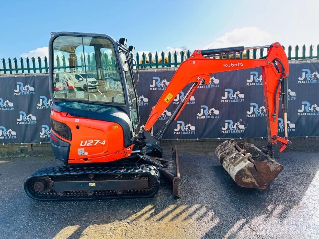 Kubota U 27-4 Miniekskavaatorid < 7 t