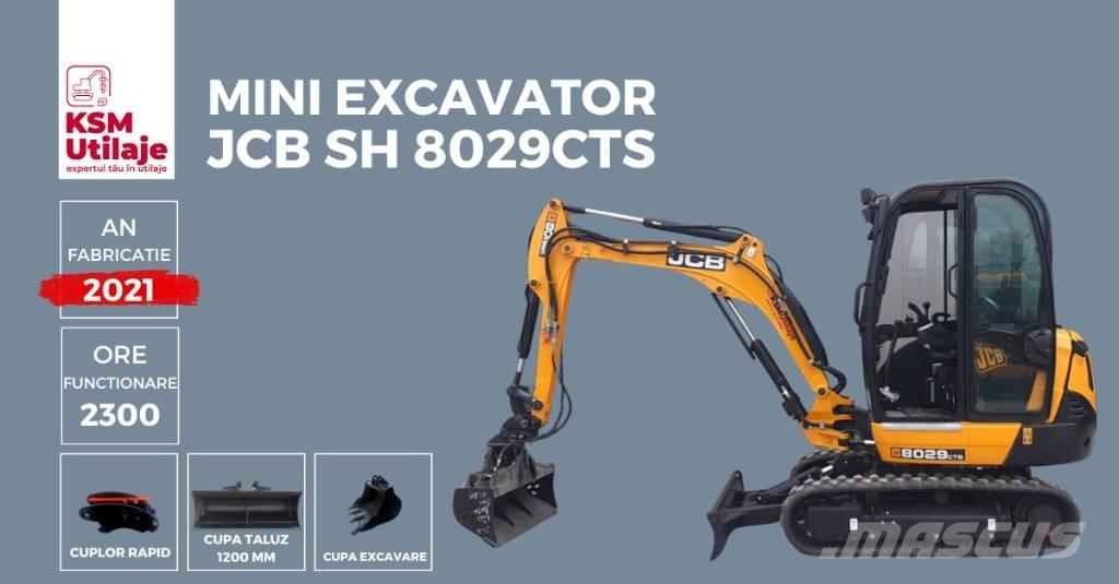 JCB 8029 CTS Miniekskavaatorid < 7 t