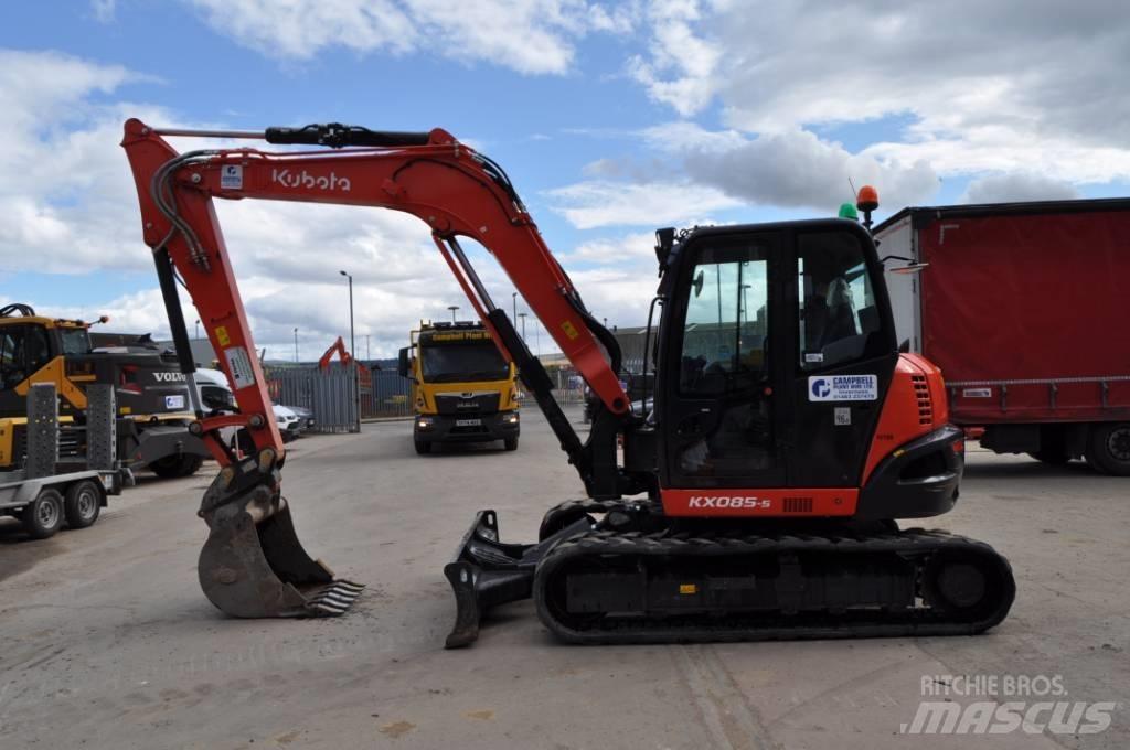 Kubota KX 085-5 Miniekskavaatorid < 7 t
