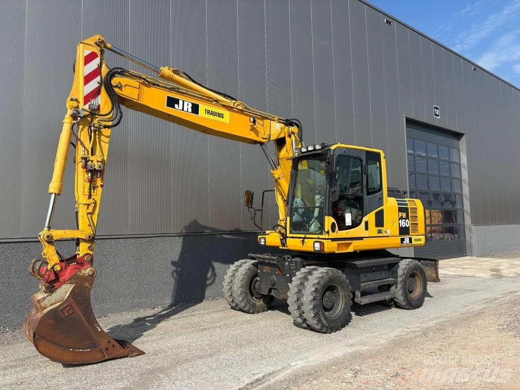 Komatsu PW 160 Ratasekskavaatorid