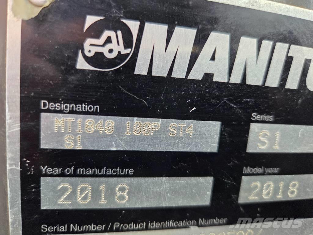 Manitou MT 1840 Teleskooplaadurid