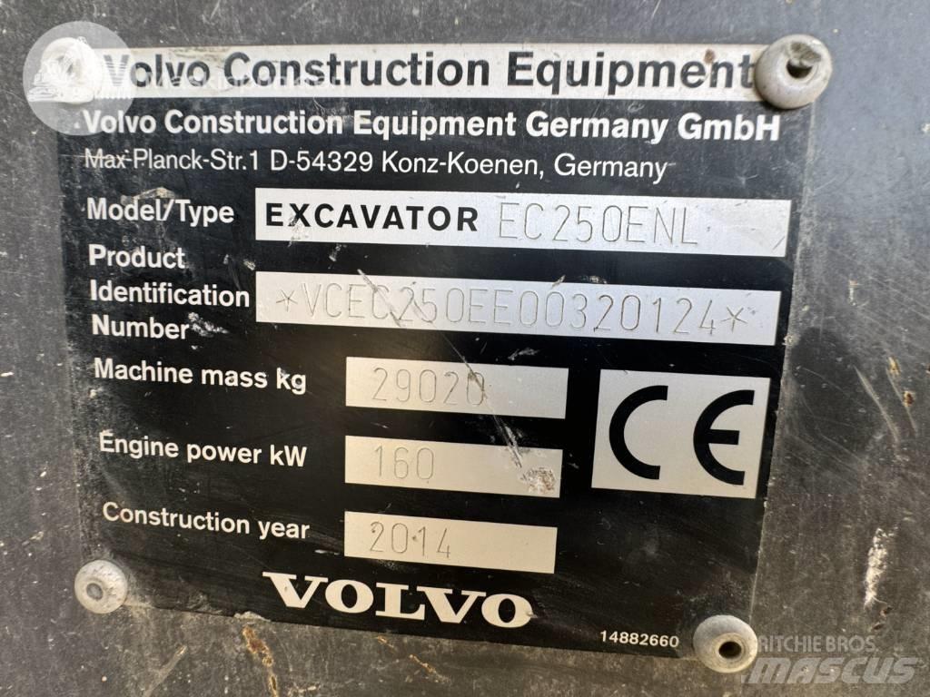 Volvo EC 250 E N L Roomikekskavaatorid