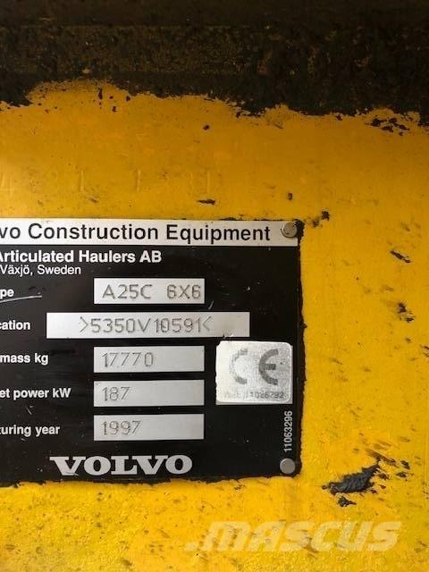 Volvo A 25 C Liigendraamiga pinnaseveokid