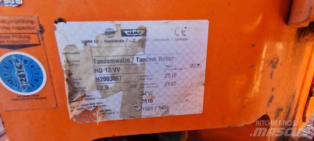 Hamm HD 12 VV Tandemrullid