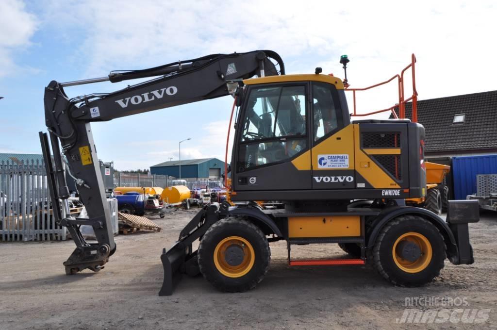 Volvo EWR 170 Ratasekskavaatorid