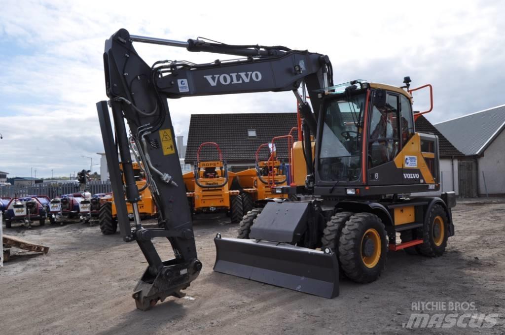 Volvo EWR 170 Ratasekskavaatorid