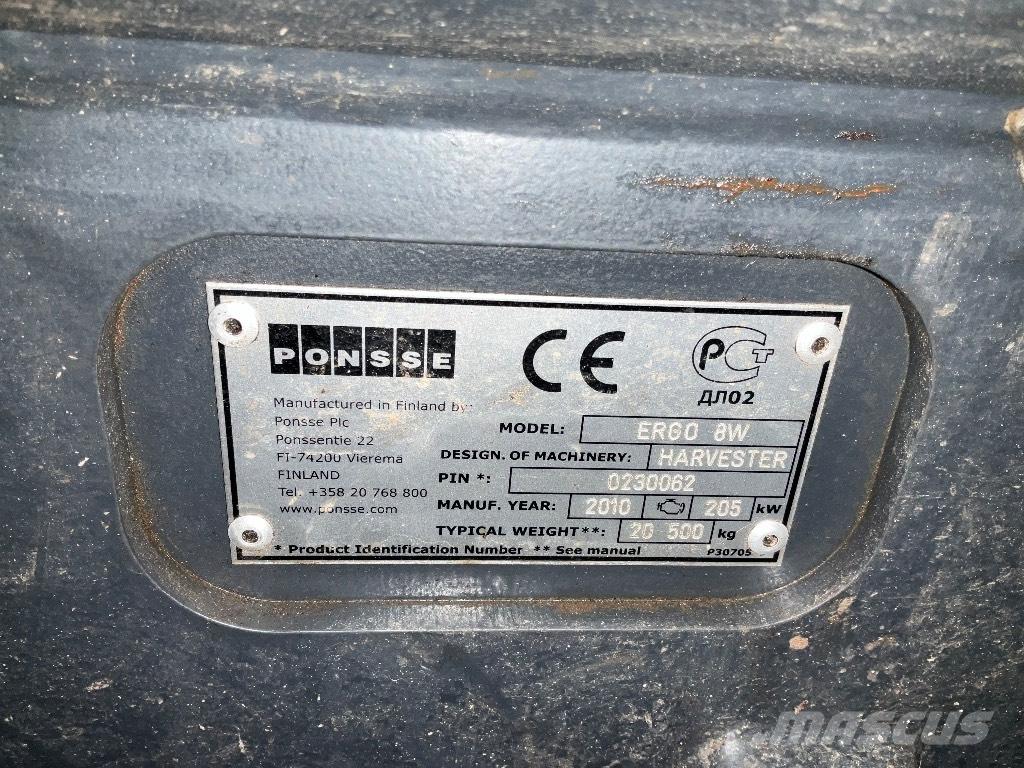 Ponsse ERGO 8W Harvesterid