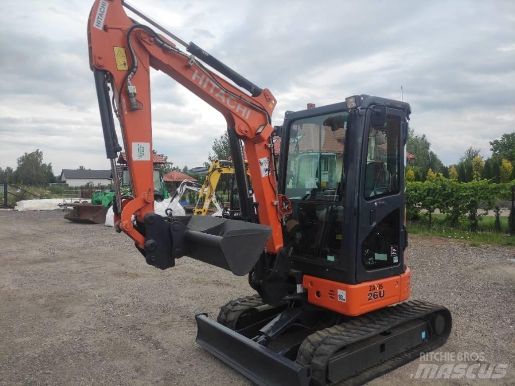 Hitachi ZX 26 U-6 Miniekskavaatorid < 7 t